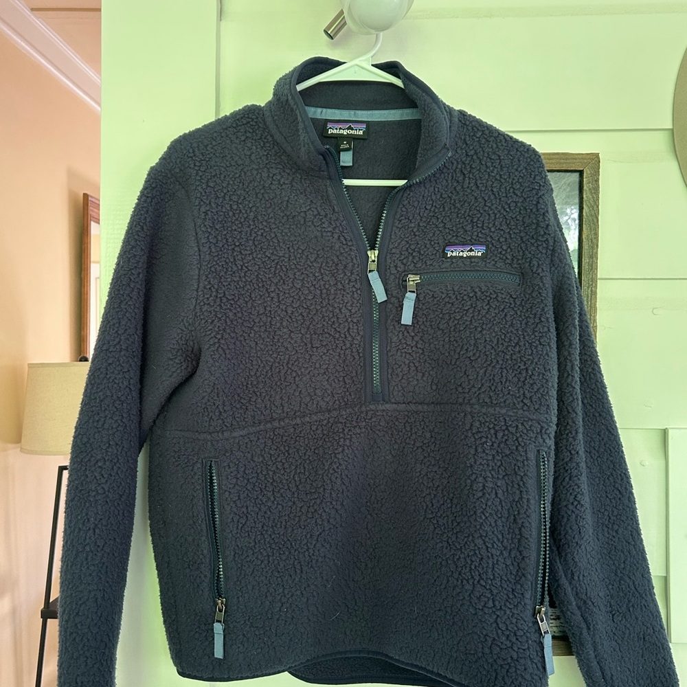 Patagonia Blue Fleece Sweater